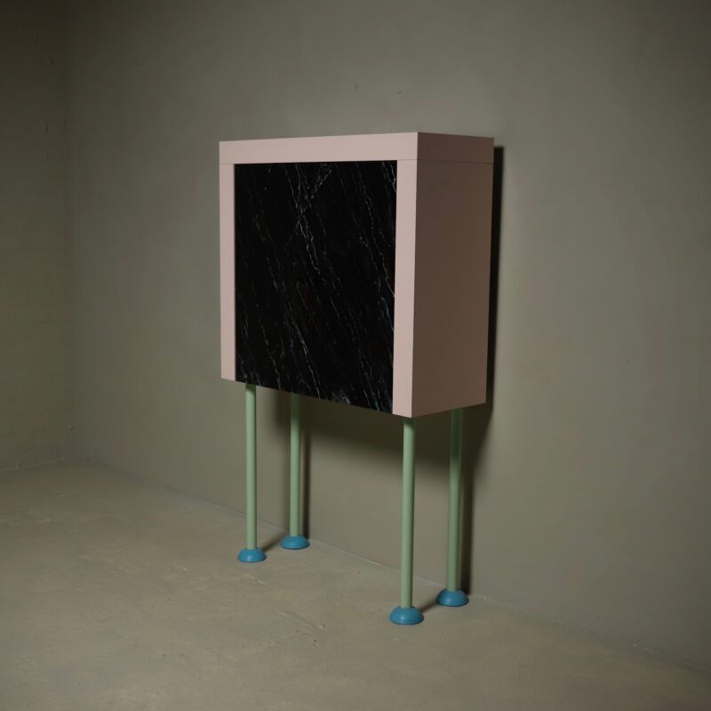 This piece was created as part of a special architectural commission, where Hofman was invited to design the interior and furniture for a building by renowned Dutch architect Fons Verheyen.
